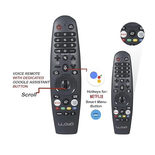 Buy Lloyd 55 Inch 140 cm 55QX900D 4K Ultra HD Smart QLED TV - Vasanth and Co