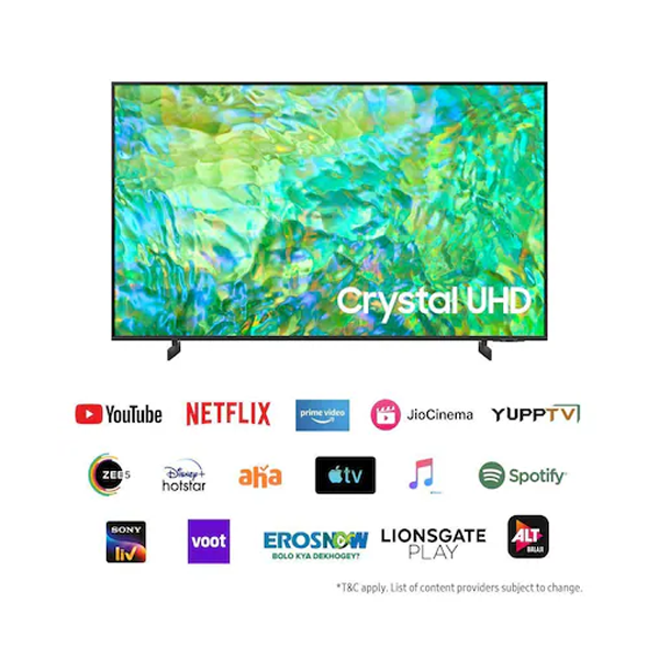 Buy Samsung 43 inch 109 cm 43CU8000 UHD Smart LED TV - Vasanth and Co
