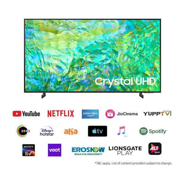Buy Samsung 55 inch 138 cm 55CU8000 UHD Smart LED TV - Vasanth and Co