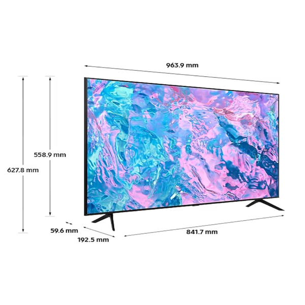 Buy Samsung 65 inch 163 cm 65CU7700 Crystal 4K UHD Smart TV - Vasanth and Co