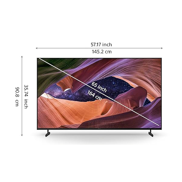 Buy Sony Bravia 65 inch 164 cm KD-65X82L 4K Ultra HD Smart LED Google TV - Vasanth and Co
