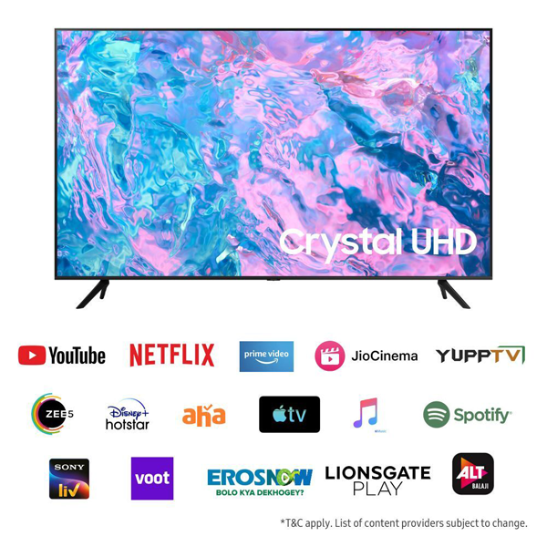 Buy Samsung 50 inch 127 cm 50CU7700 UHD Smart LED TV - Vasanth and Co