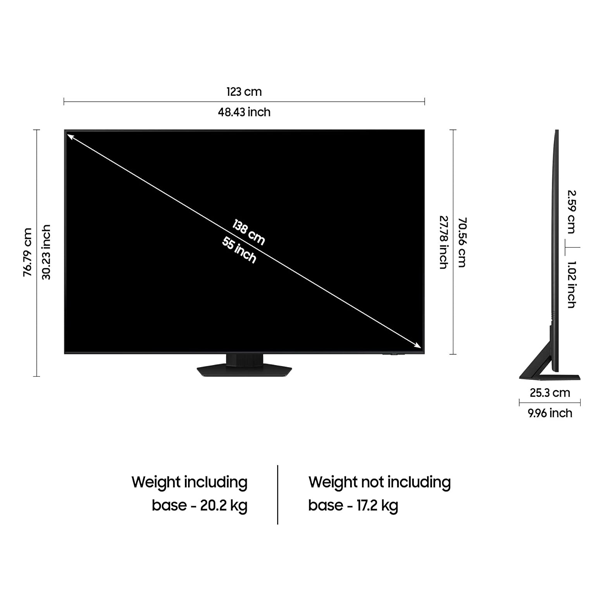 Buy Samsung 55 inch 138 cm 55QN85C 4K Ultra HD Smart Neo QLED TV - Vasanth and Co