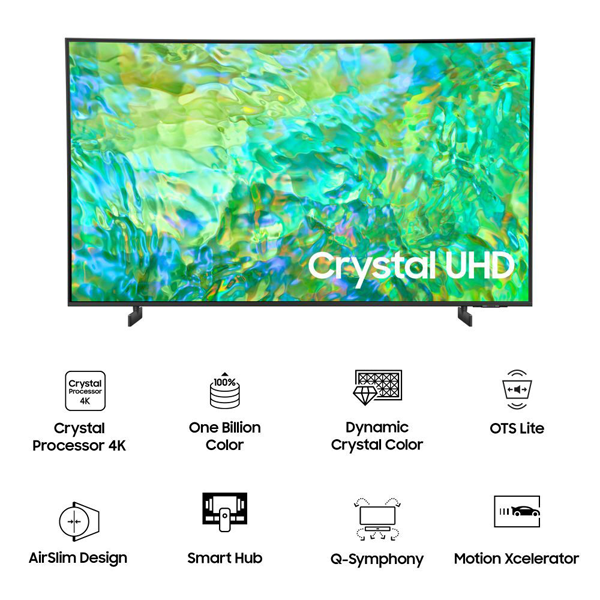 Buy Samsung 75 inch 190.5 cm 75CU8000 UHD Smart LED TV - Vasanth and Co