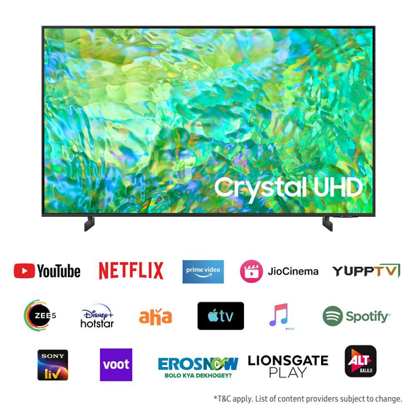 Buy Samsung 75 inch 190.5 cm 75CU8000 UHD Smart LED TV - Vasanth and Co