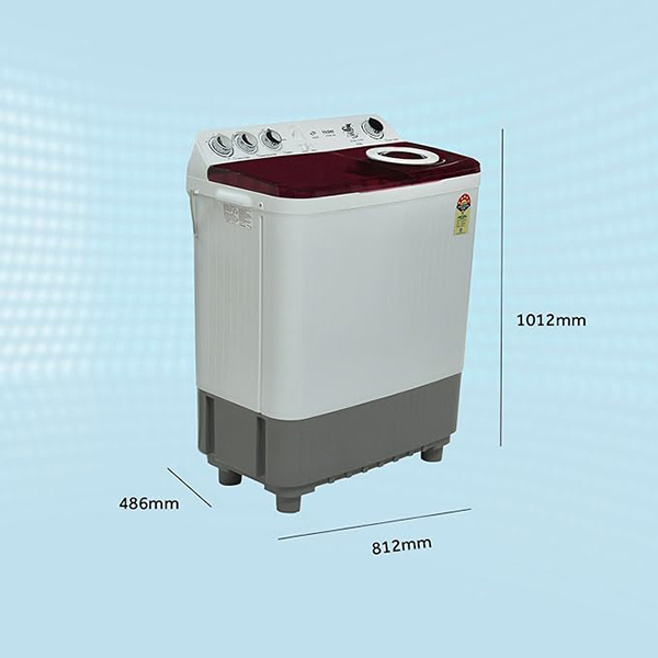 Buy Haier 8.5 Kg HTW85-186 Semi-Automatic Top Loading Washing Machine - Vasanth and Co