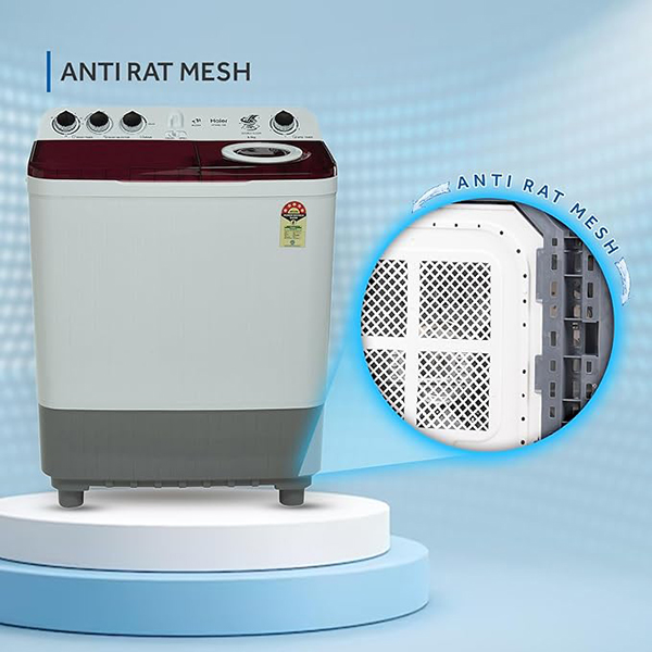 Buy Haier 8.5 Kg HTW85-186 Semi-Automatic Top Loading Washing Machine - Vasanth and Co