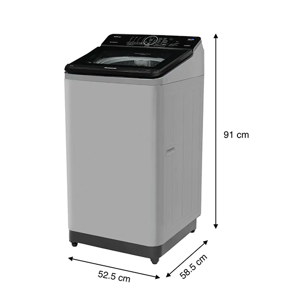 Buy Panasonic 6.5 kg NA-F65X10CRB Grey Fully Automatic Top Load Washing Machine - Vasanth and Co