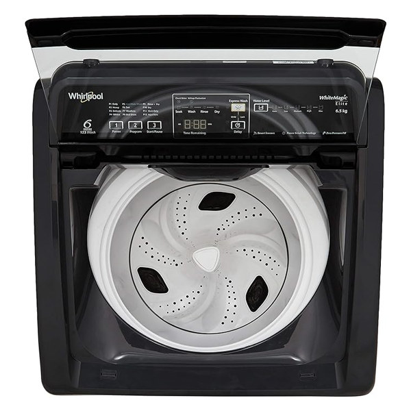 Buy Whirlpool 6.5 Kg WHITEMAGIC ELITE 6.5 GREY 10Y Fully-Automatic Top Loading Washing Machine - Vasanth and Co