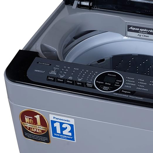 Buy Panasonic 7 kg 5 Star NA-F70CH1MRB Inverter Fully Automatic Top Load Washing Machine - Vasanth and Co