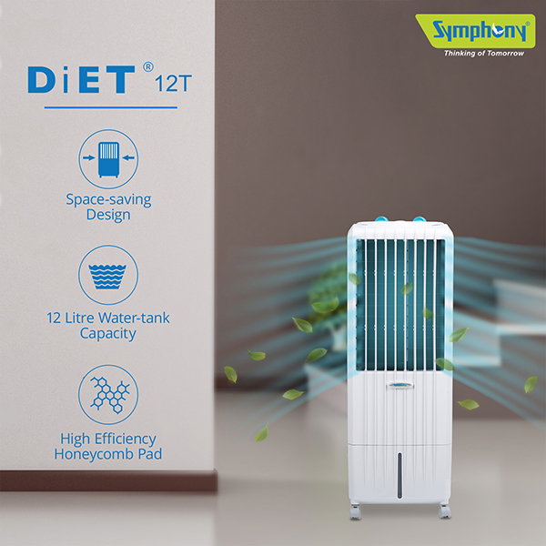 Symphony 12 Liter Diet 12T Air Cooler | Vasanth &amp; Co