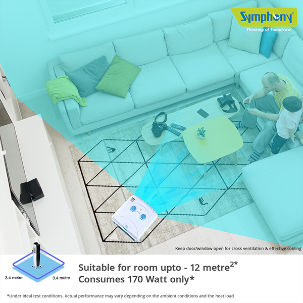 Symphony 12 Liter Diet 12T Air Cooler | Vasanth &amp; Co