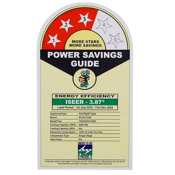 Buy Bluestar 2 Ton 3 Star FB324DNU Fixed Speed Split Ac - Vasanth & Co