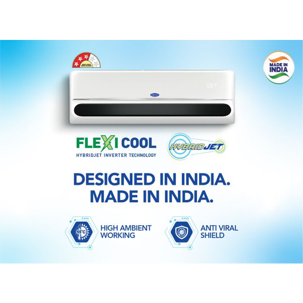 Buy Carrier 2 Ton 3 Star 24K INDUS DXI Hybridjet Inverter with SE(KW) Display R32 Split Ac - Vasanth & Co