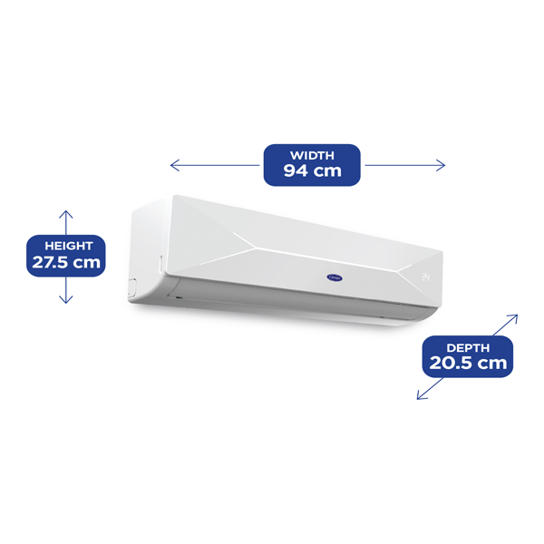 Buy Carrier 1 Ton 3 Star 12K XCEL LUMO EXI Inverter R32 Split Ac - Vasanth & Co