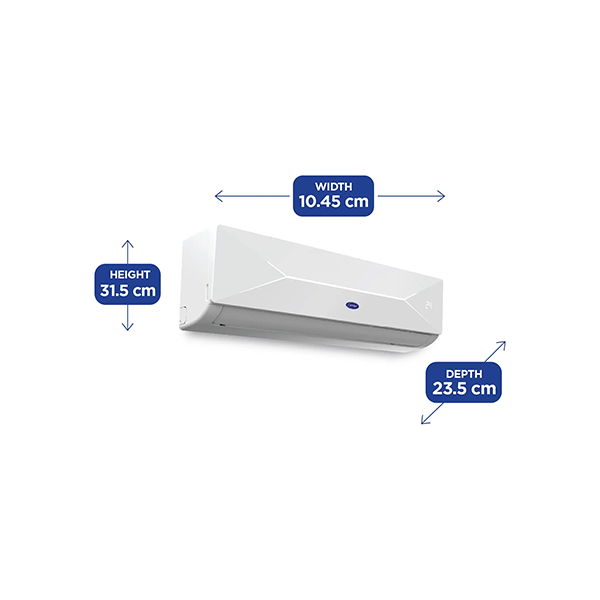 Buy Carrier 1 Ton 5 Star 12K XCEL LUMO EXI Inverter SE(KW) Display R32 6 IN 1 Flexicool Split Ac - Vasanth & Co