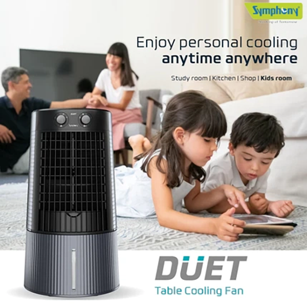 Buy Symphony 6 Litres Duet Cooling Fan Powerful Personal Table Cooling Fan - Vasanth and Co