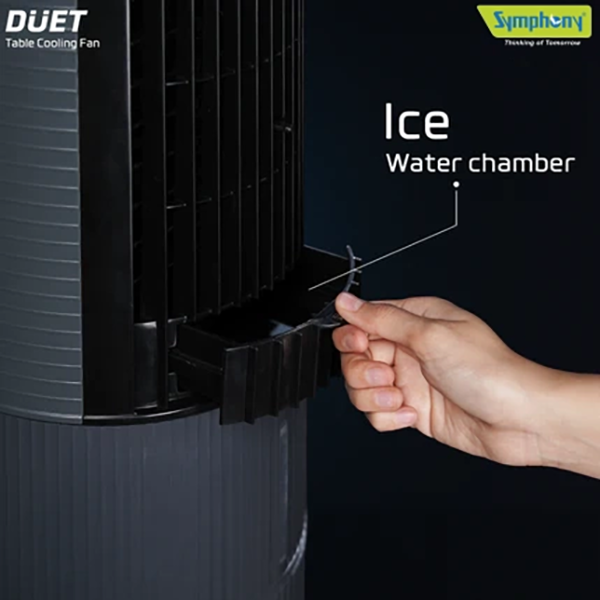 Buy Symphony 6 Litres Duet Cooling Fan Powerful Personal Table Cooling Fan - Vasanth and Co