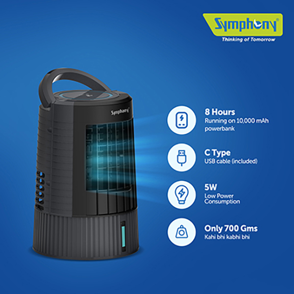 Buy Symphony 1 Litre DUET MINI Personal Table Cooling Fan - Vasanth and Co