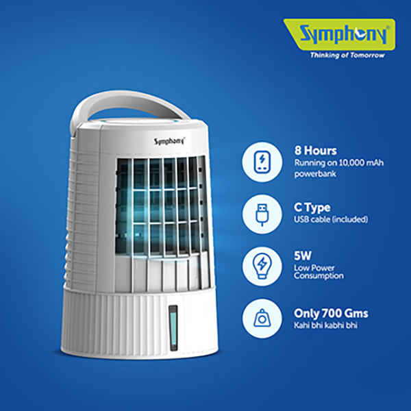 Buy Symphony 1 Litre DUET MINI Personal Table Cooling Fan - Vasanth and Co
