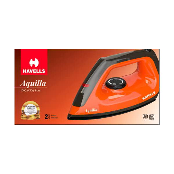 Buy Havells 1000 Watts Aquilla Dry Iron - Vasanth & Co