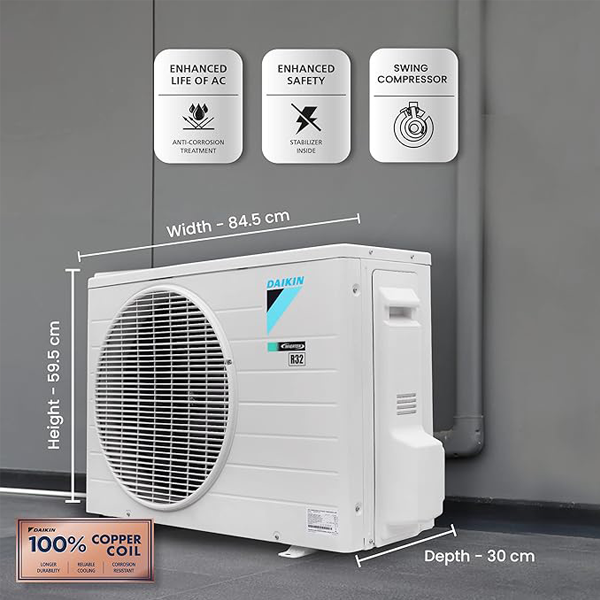 Buy Daikin 1.8 Ton 3 Star ATKL60UV16 Inverter Split Air Conditioner - Vasanth & Co