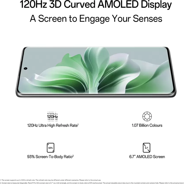 Buy Oppo Reno11 5G 8 GB RAM 128 GB Rock Grey Mobile - Vasanth & Co