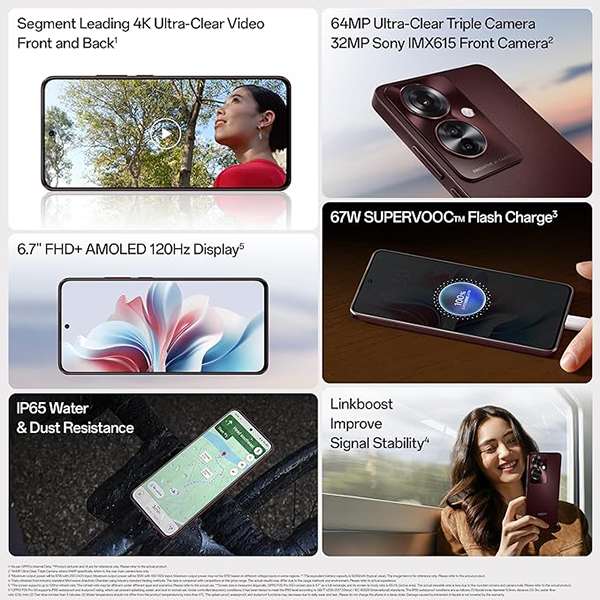 Buy Oppo F25 Pro 5G 8GB RAM 128GB Lava Red Mobile - Vasanth & Co