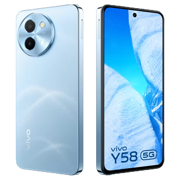 Buy Vivo Y58 5G 8 GB RAM 128 GB Himalayan Blue Mobile - Vasanth And Co