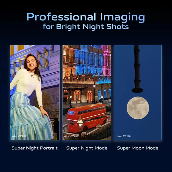 Buy Vivo T3 5G 8 GB RAM 256 GB Cosmic Blue Mobile Phone - Vasanth and Co