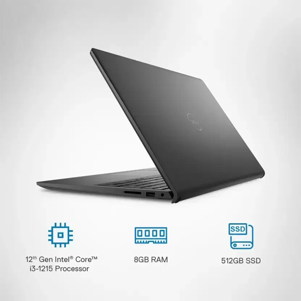 Buy DELL Intel Core i3 12th Gen 1215U - (8 GB/SSD/512 GB SSD/Windows 11 Home, MS Office) Inspiron 3520 Thin and Light Laptop - Vasanth and Co