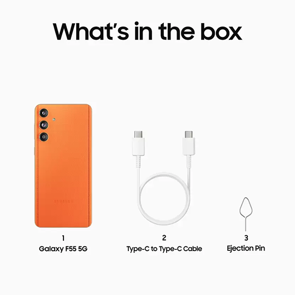 Buy Samsung Galaxy F55 5G (12 GB RAM, 256 GB) Apricot Crush Mobile Phone - Vasanth and Co