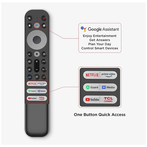 Buy TCL 65 inch 164 cm 65P635 Pro Bezel Less Full Screen Series Ultra HD 4K Smart LED Google TV - Vasanth and Co