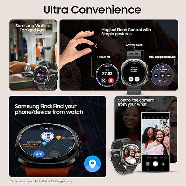 Buy Samsung Galaxy Ultra SM-L705F Titanium Watch - Vasanth & Co