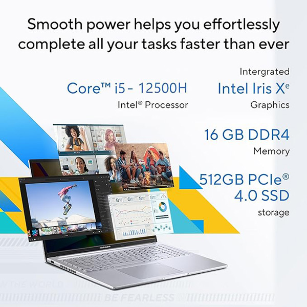 Buy Asus Vivobook 16 12th Gen X1605ZAC-MB540WS Laptop - Vasanth & Co