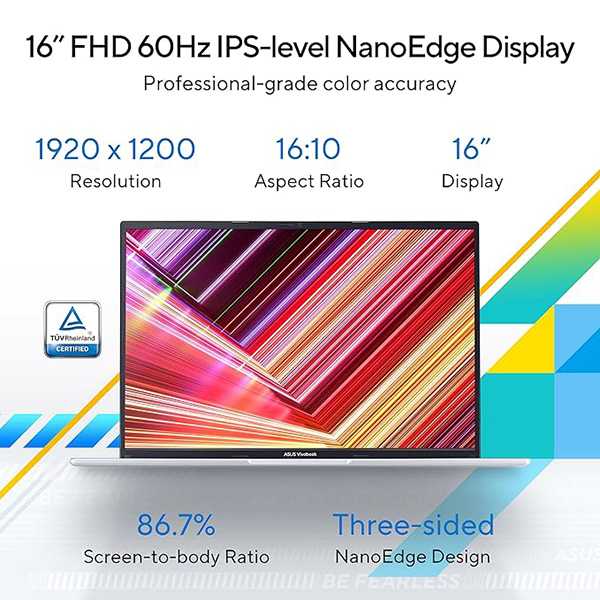 Buy Asus Vivobook 16 12th Gen X1605ZAC-MB540WS Laptop - Vasanth & Co