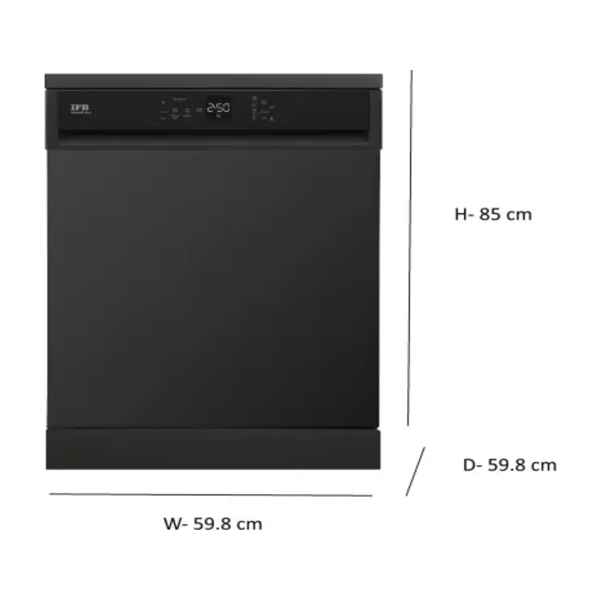 Buy IFB Neptune VX14 Free Standing 14 Place Settings Inox Grey Dishwasher - Vasanth & Co