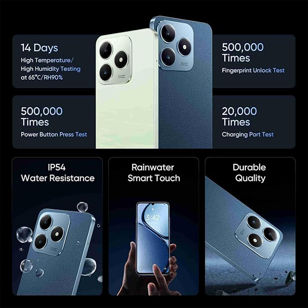 Buy Realme C63 4G (4 GB RAM and 64GB Storage) Leather Blue Mobile Phone - Vasanth and Co