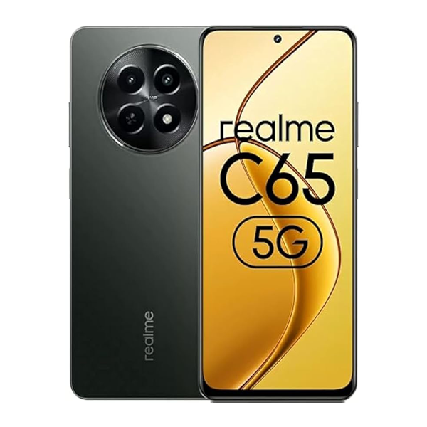 Buy Realme C65 5G (6 GB RAM + 128 GB) Glowing Black Mobile Phone - Vasanth and Co