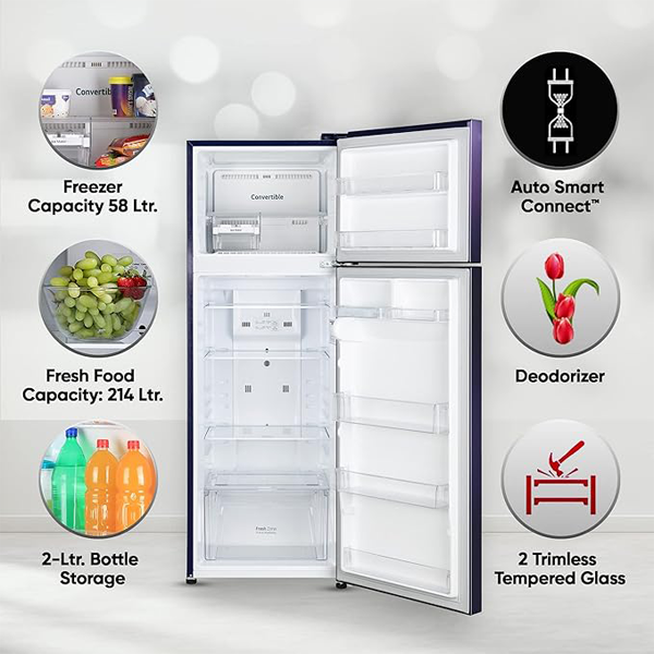 Buy LG 272 L 2 Star  GL-S312SBEY Frost Free Double Door Refrigerator - Vasanth & Co