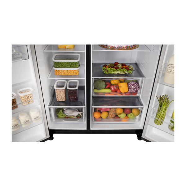 Buy LG 650L 3 Star  GL-B257HMC3 Side-by-Side Refrigerator - Vasanth & Co