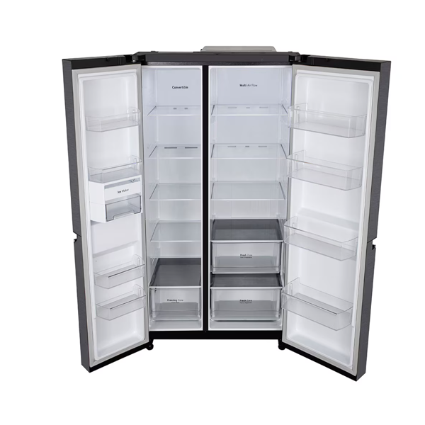 Buy LG 650L 3 Star  GL-B257HMC3 Side-by-Side Refrigerator - Vasanth & Co