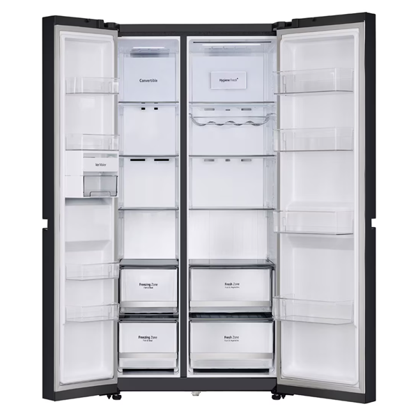 Buy LG 650 Litres 3 Star GL-B257DBM3 Side by Side Refrigerator - Vasanth & Co