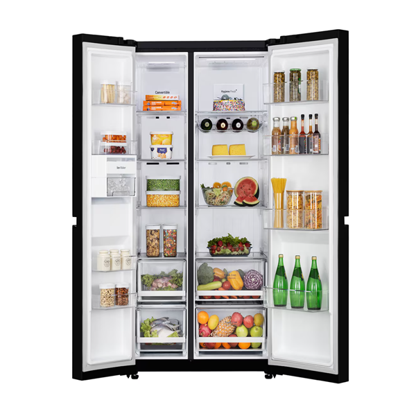 Buy LG 650 Litres 3 Star GL-B257DBM3 Side by Side Refrigerator - Vasanth & Co