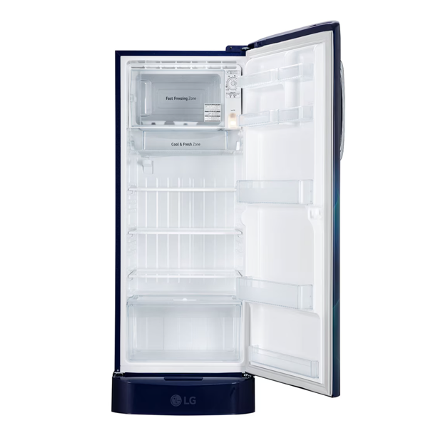 Buy LG 224L 5 Star GL-D241ABAU Blue Aurora Single Door Refrigerator - Vasanth & Co