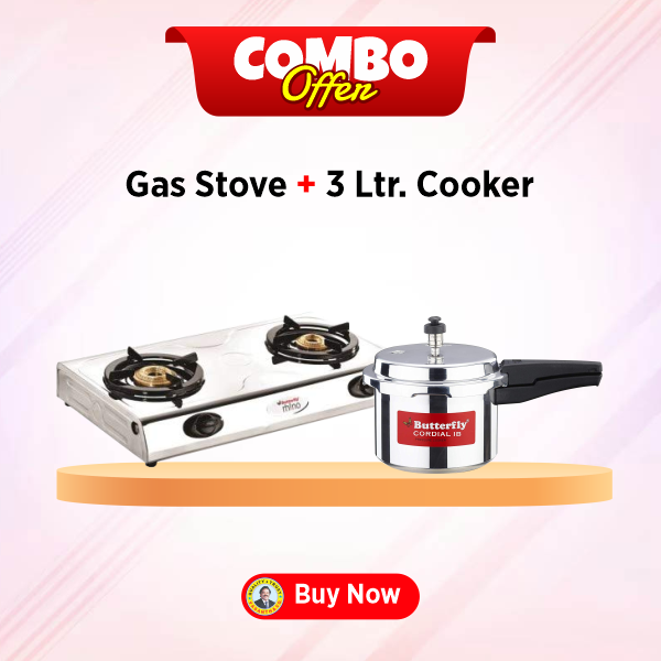 Buy Butterfly Standard 3 L Aluminium Cooker - Vasanth & Co