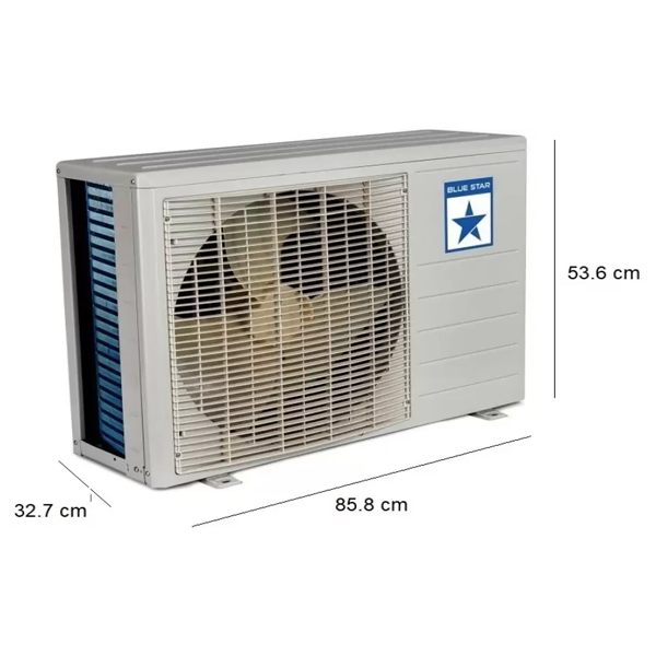 Buy Bluestar 1 Ton 5 Star IC512ONURS White Inverter Split Air Conditioner - Vasanth & Co