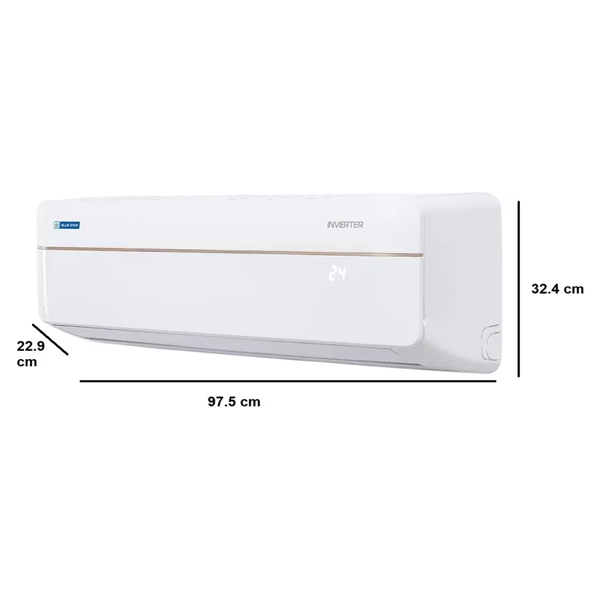 Buy Bluestar 1.5 Ton 5 Star IC518VNURS White Split Inverter AC - Vasanth & Co