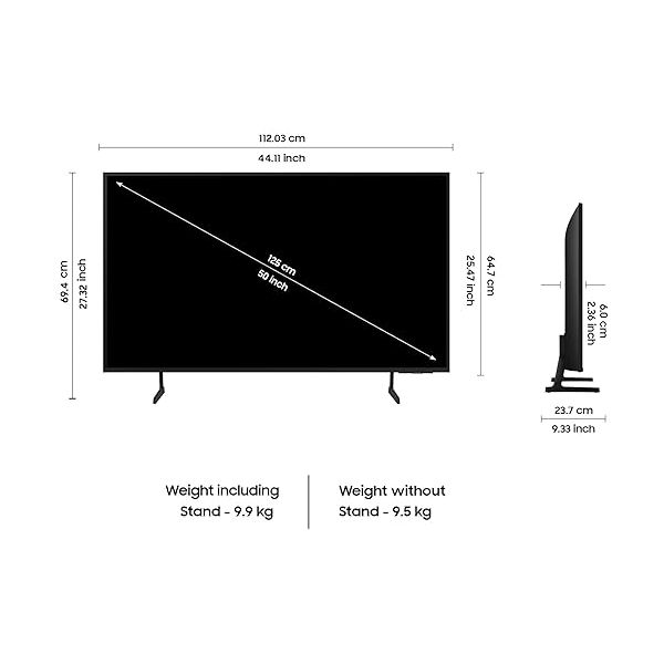 Buy Samsung 50 inch 1.25Cm 50DU7700 UHD 4K Smart  LED TV - Vasanth & Co