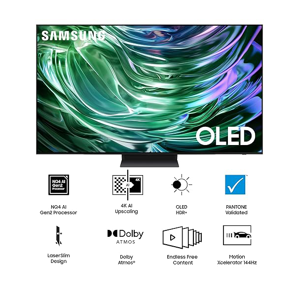 Buy Samsung 55inch 1.38 m 55S90D OLED  4K Smart AI TV - Vasanth & Co